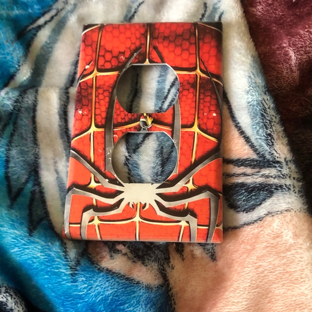 Red Spider Web Decorative Phone Accessory Cover